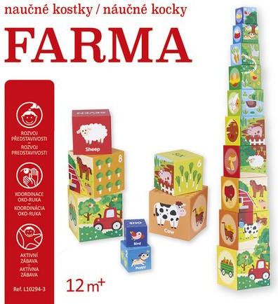 Farma naučné kostky/náučné kocky - obrázek 1