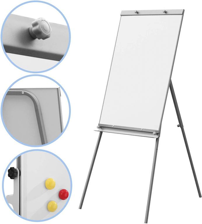 Jago 74216 Flipchart tabule, bílá, 60 x 90 cm - obrázek 1