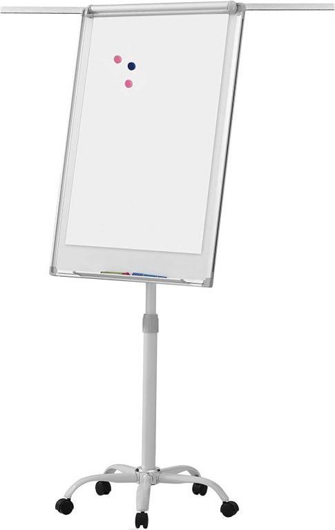 Jago 74126 Flipchart tabule na kolečkách, bílá, 60 x 90 cm - obrázek 1