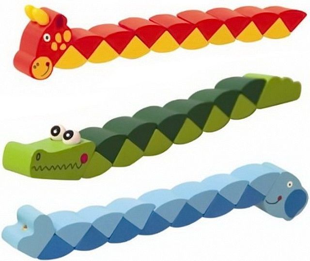 Drobné hračky - Had do kapsy, Zvířátko, 1ks (Woody) - obrázek 1