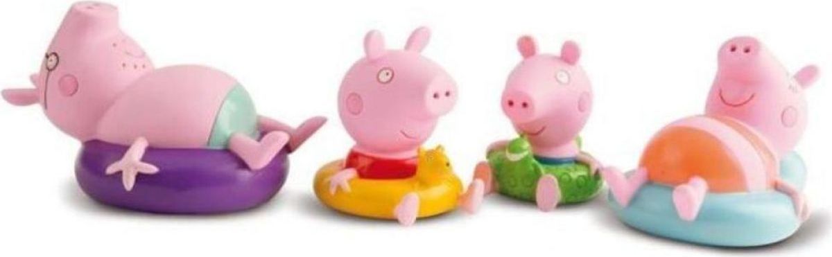Peppa Pig figurky do koupele 4ks - obrázek 1