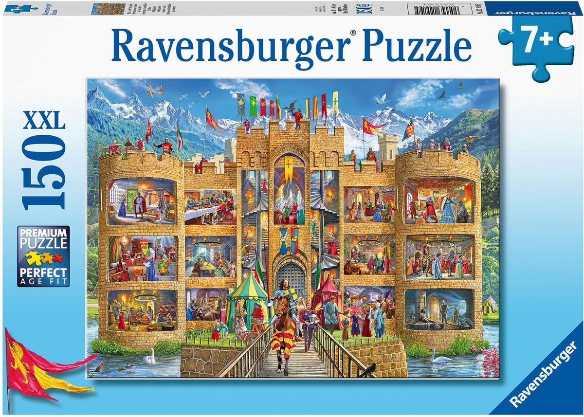 Ravensburger puzzle Pohled na rytířský hrad 150 XXL dílků - obrázek 1