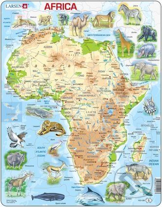Puzzle Mapa Afriky - Timy Partners - obrázek 1