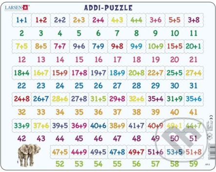 Addi-Puzzle (Sčítanie) - Larsen - obrázek 1