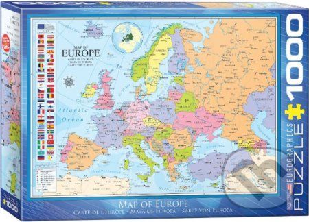 Mapa Evropy - EuroGraphics - obrázek 1