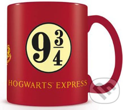 Červený keramický hrnček Harry Potter: Platform 9 3/4 Hogwarts Express - Harry Potter - obrázek 1