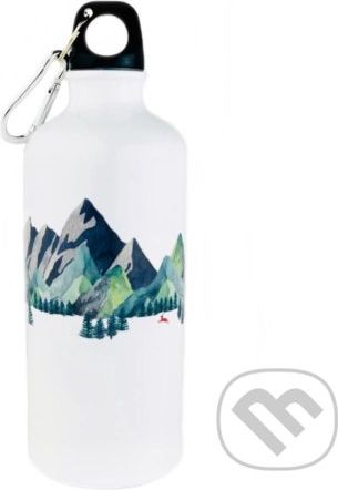 Smaltovaná fľaša Hory - Ľúbené - obrázek 1
