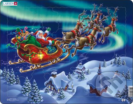 Santa Claus a jeho sane v polárnych svetlách - Larsen - obrázek 1
