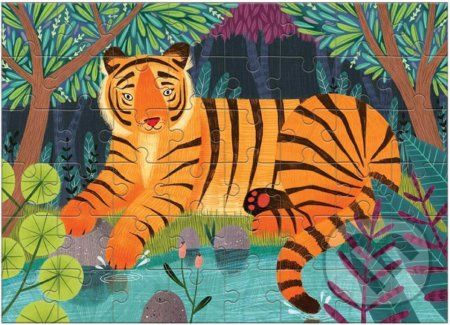 Puzzle mini: Bengálsky tiger - Mudpuppy - obrázek 1