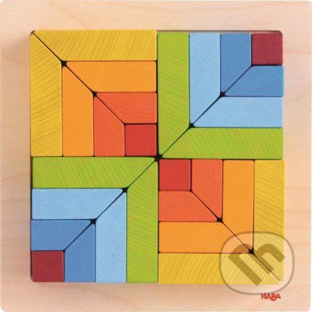 Puzzle farebné - 3D - Haba - obrázek 1