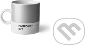 PANTONE Hrnček Espresso - Silver 877 C - PANTONE - obrázek 1