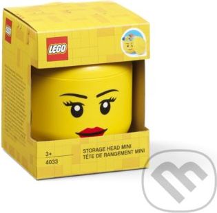 LEGO úložná hlava (mini) - dievča - LEGO - obrázek 1