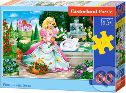 Princess with Swan - Castorland - obrázek 1