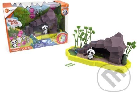HEXBUG Lil Nature Babies - Panda Lin a skalní vodopády, velký set - LEGO - obrázek 1