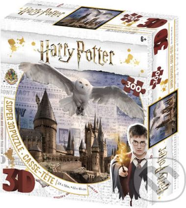 Harry Potter 3D puzzle - Bradavice a Hedvika - CubicFun - obrázek 1