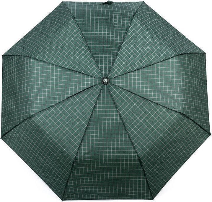 Kraftika 1ks zelená tmavá pánský skládací vystřelovací deštník - obrázek 1