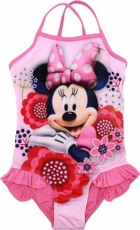 SETINO Dívčí jednodílné plavky Minnie Mouse - růžová - 116 / 5–6 let - obrázek 1