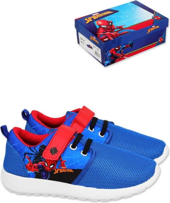 SETINO Chlapecké tenisky Spiderman - modrá - 32 - obrázek 1
