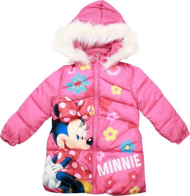 SETINO Dívčí zimní bunda - Minnie Mouse - růžová - 98 / 2–3 let - obrázek 1