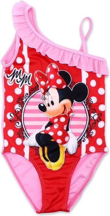 SETINO Dívčí jednodílné plavky Minnie Mouse - červená / růžová - 104 / 3–4 let - obrázek 1