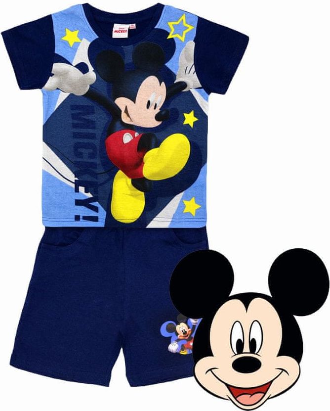 SETINO Chlapecký letní set Kraťasy a tričko "Mickey Mouse" - tmavě modrá - 98 / 2–3 let - obrázek 1