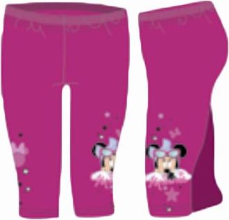 SETINO Dívčí krátké legíny Minnie Mouse - fialová - 98 / 2–3 let - obrázek 1