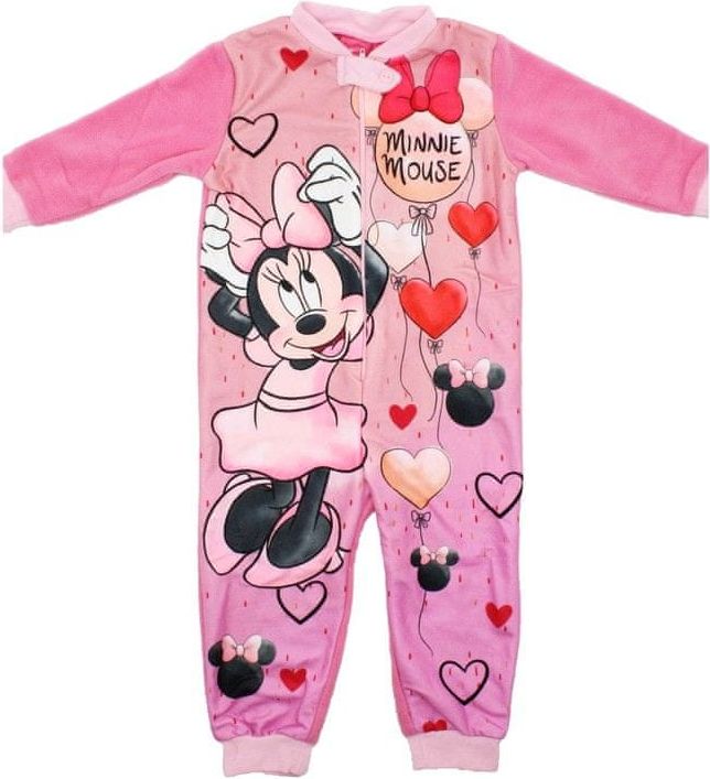 SETINO Dívčí zateplené pyžamo "Minnie Mouse" - tmavě růžová - 98 / 2–3 let - obrázek 1