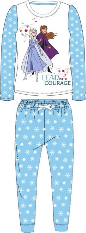 E plus M - Dívčí pyžamo Ledové království / Frozen vločka - sv. modré 116 - obrázek 1