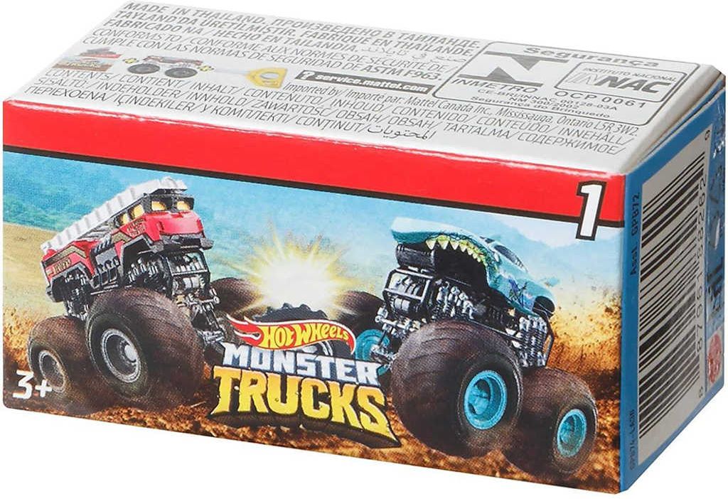 MATTEL HOT WHEELS Auto Monster Truck mini různé druhy s překvapením - obrázek 4