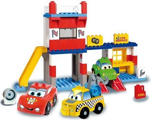 Unico Plus Unico Plus stavebnice Autoservis typ LEGO DUPLO 108 dílů - obrázek 1