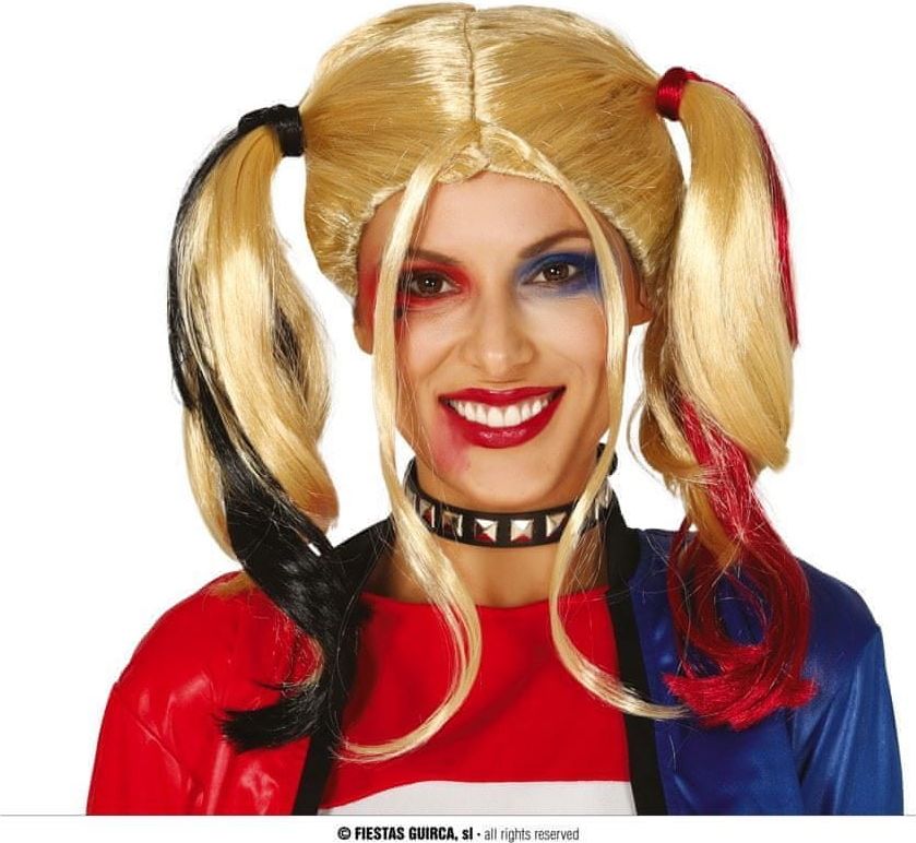 Paruka Harley Quinn s copy - Halloween - obrázek 1