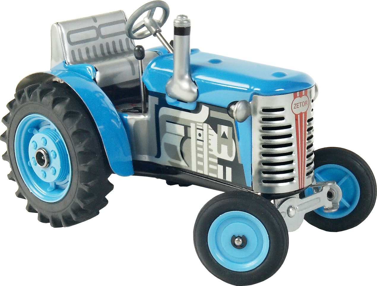 Kovap Traktor ZETOR SOLO – plastové disky kol Modrá - obrázek 1