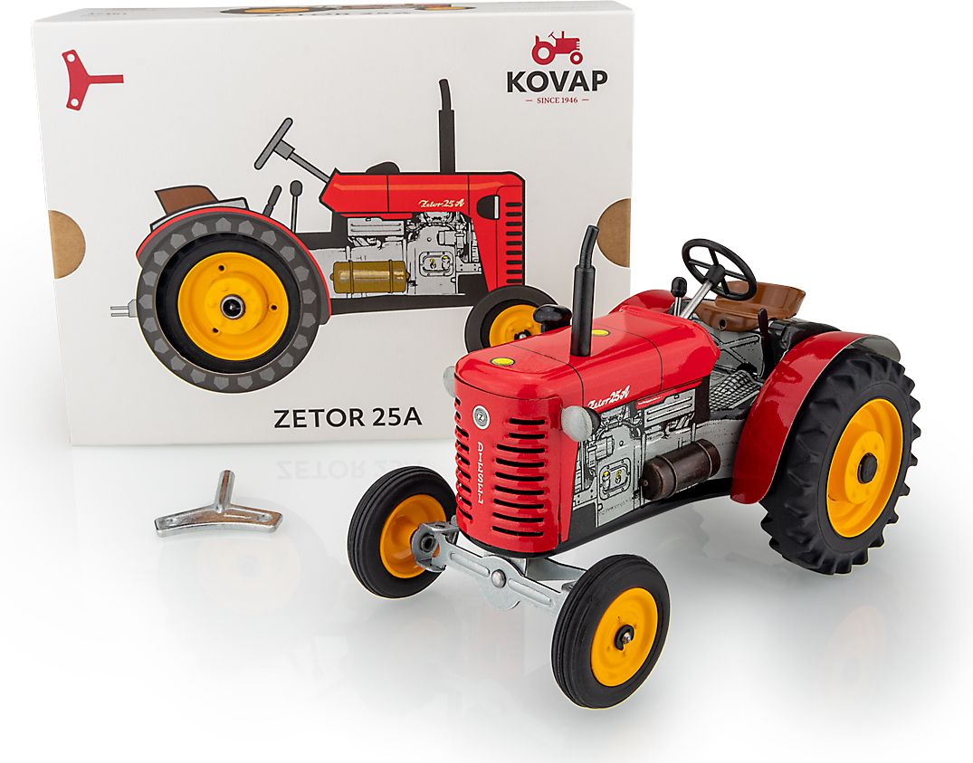 KOVAP Traktor Zetor 25A červený - obrázek 7