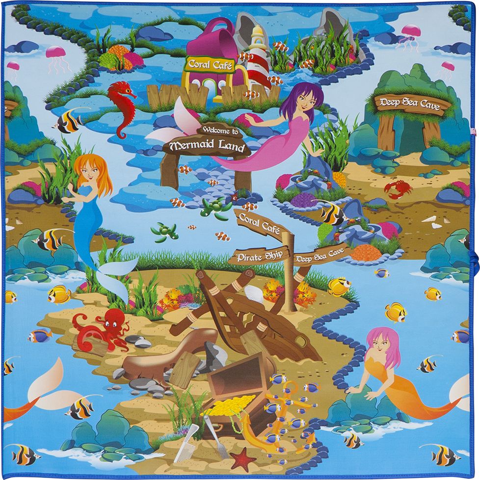 Scarlett dětský kobereček Mořská panna - 120 x 100 cm - obrázek 1