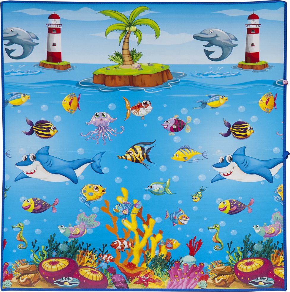 Scarlett dětský kobereček Mořský svět - 120 x 100 cm - obrázek 1