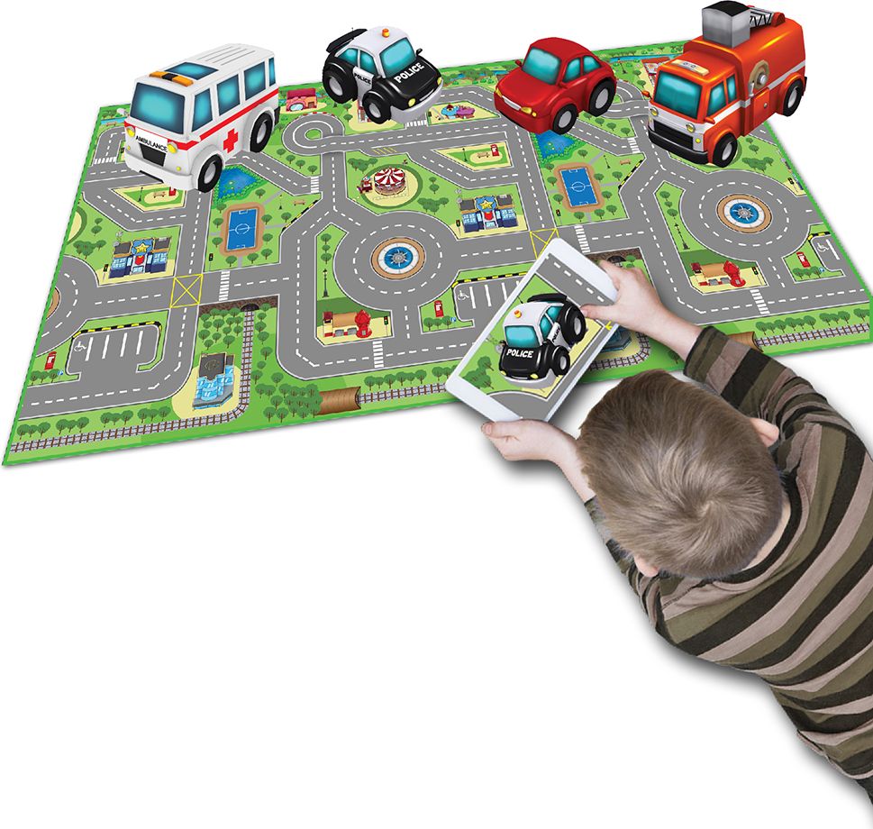 Scarlett dětský kobereček 3D MĚSTEČKO - 180 x 120 cm - obrázek 1