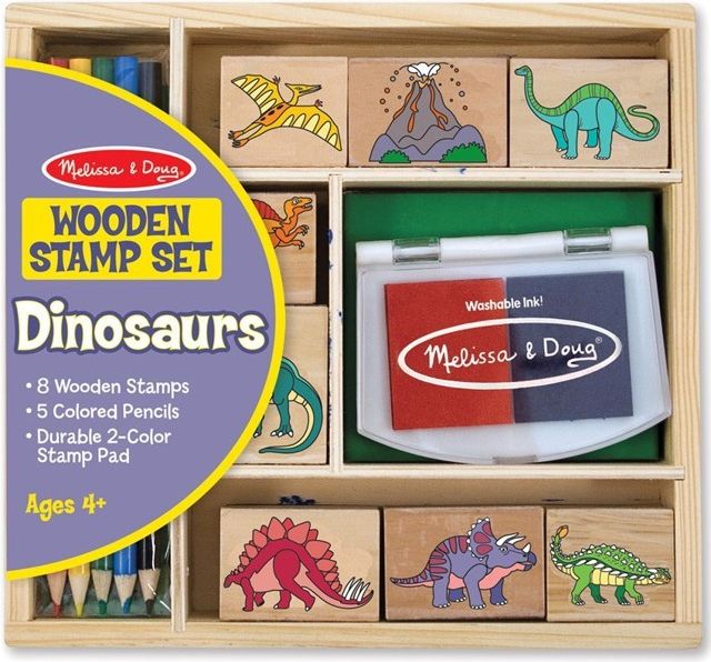 Razítka dřevěná - Set dinosauři (M&D) - obrázek 1
