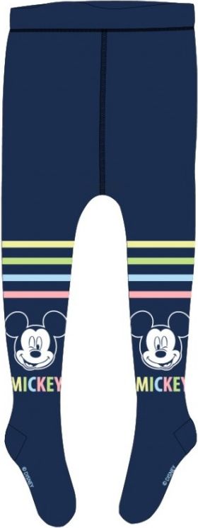E plus M - Kojenecké chlapecké punčocháče Mickey Mouse - modré 68 - 74 - obrázek 1