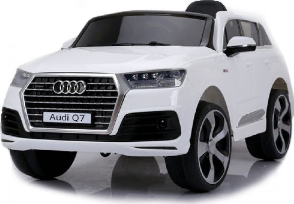 Audi Q7 s 2,4G bluetooth DO, EVA kola, kožená sedačka - bílé - obrázek 1