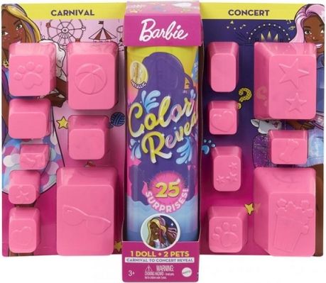 Barbie COLOR REVEAL BARBIE SE ZVÍŘÁTKEM - obrázek 1