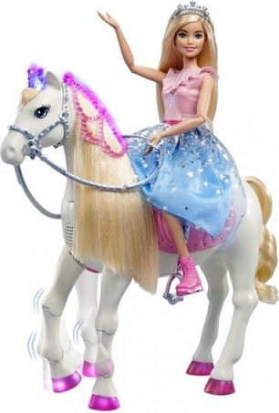 Barbie PRINCESS ADVENTURE PRINCEZNA A KŮŇ SE SVĚTLY A ZVUKY - obrázek 2