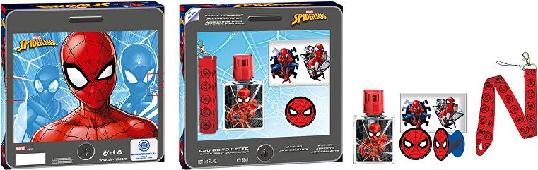 EP Line Spiderman - EDT 30 ml + šňůrka na krk + samolepky + pop socket - obrázek 1