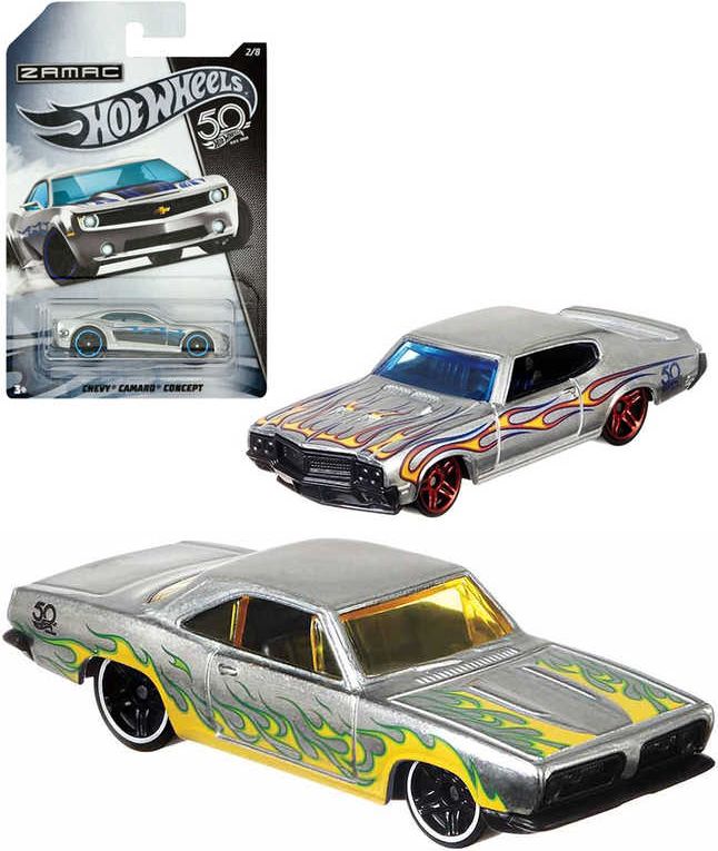 MATTEL HOT WHEELS Auto angličák 50. výročí Zamac Flames různé druhy kov - obrázek 1
