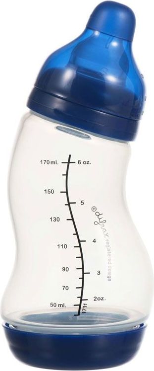Kojenecká S-lahvička antikoliková 170 ml Difrax Tmavě Modrá 2020 - obrázek 1