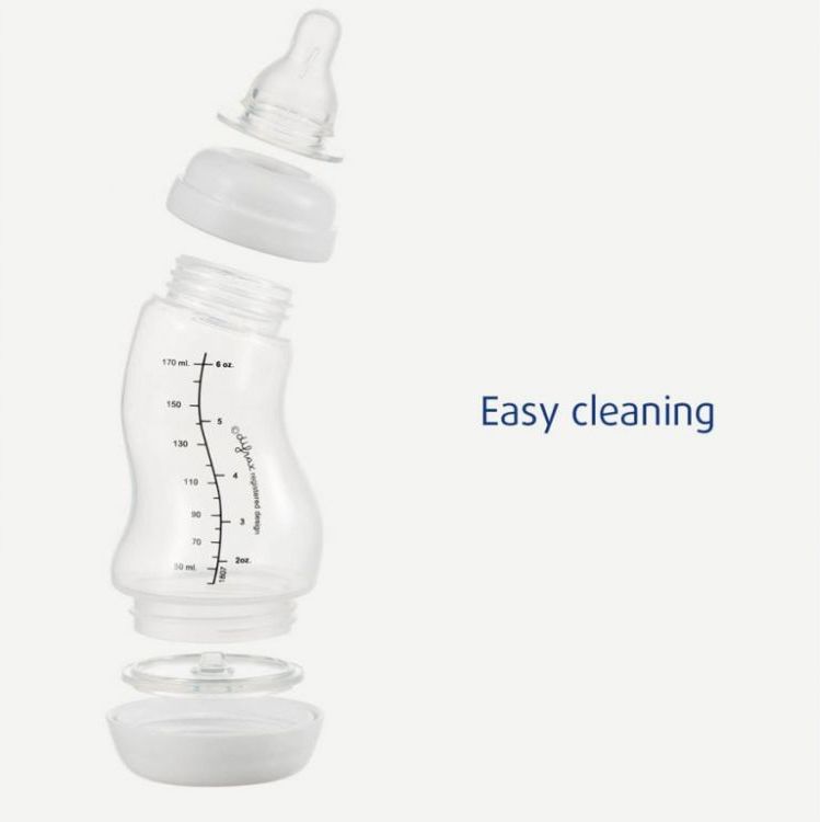 Kojenecká S-lahvička antikoliková 250 ml Difrax - obrázek 2