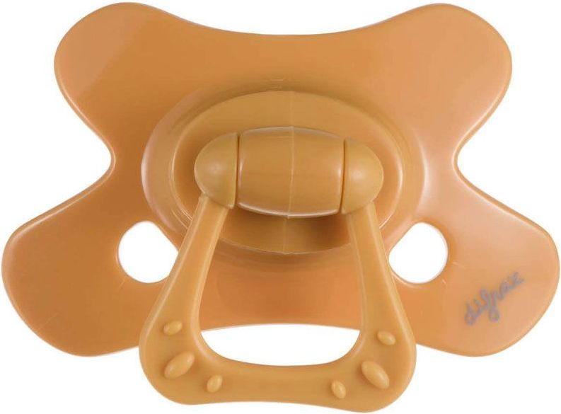 Silikonové šidítko Difrax Natural UNI Honey 18m+ - obrázek 1
