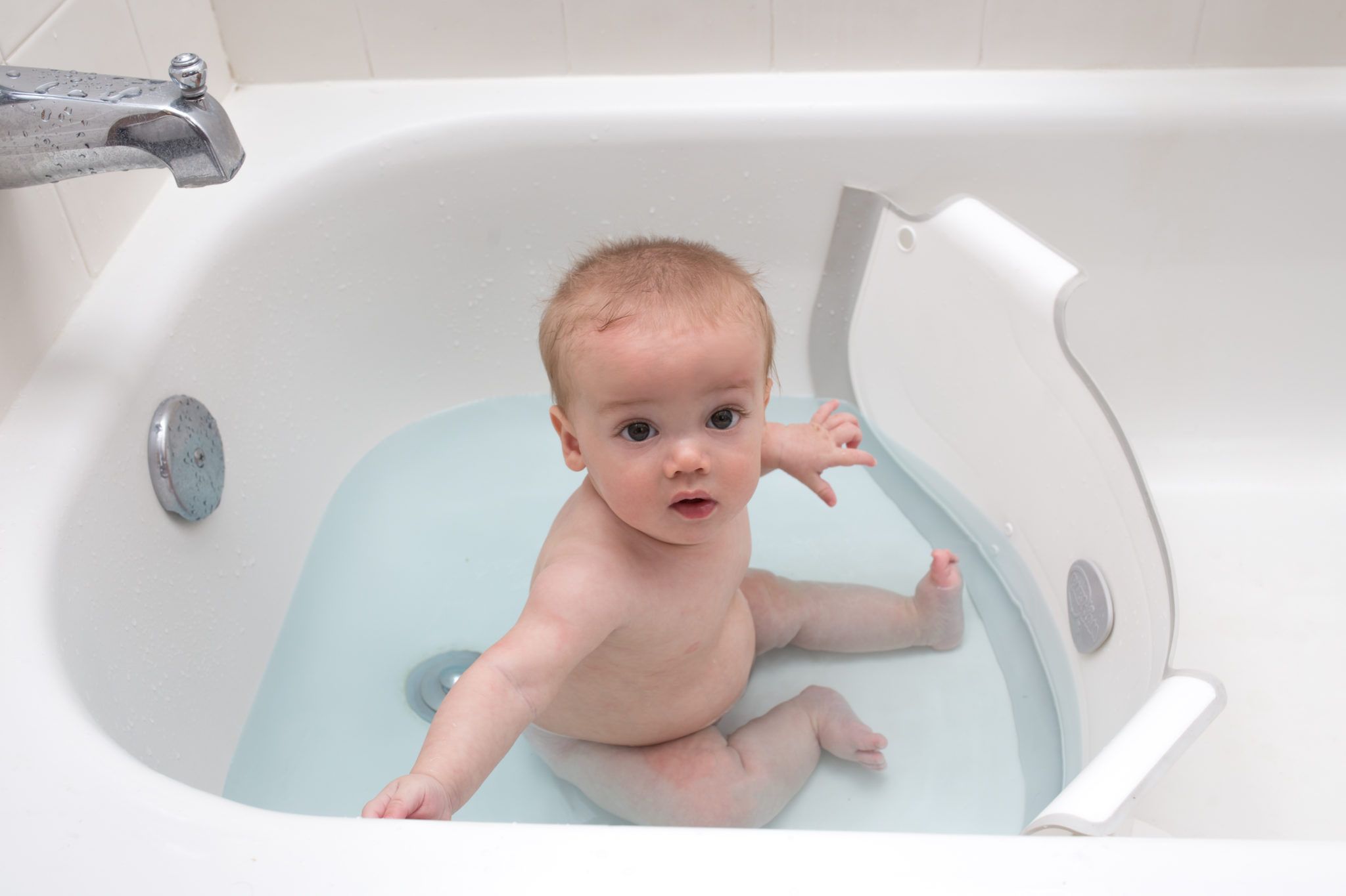 BabyDAM přepážka do vany - růžová - obrázek 4