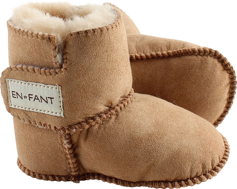 En Fant dětské kožené capáčky s kožíškem 811840-307 Velikost: S / 18 - 19 - obrázek 2