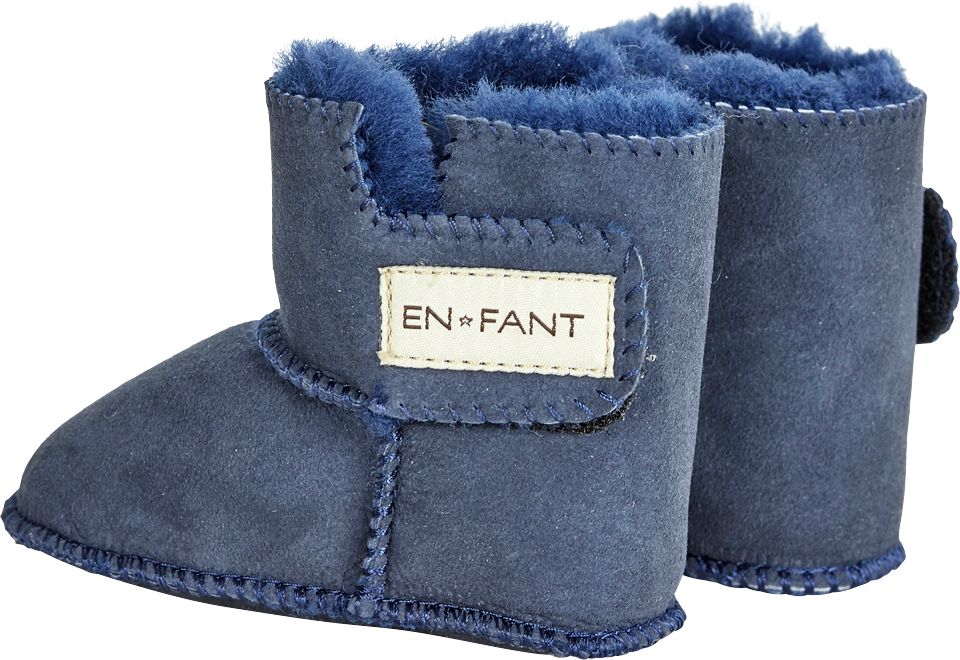 En Fant dětské kožené capáčky s kožíškem 811840- 704 Velikost: S - obrázek 2