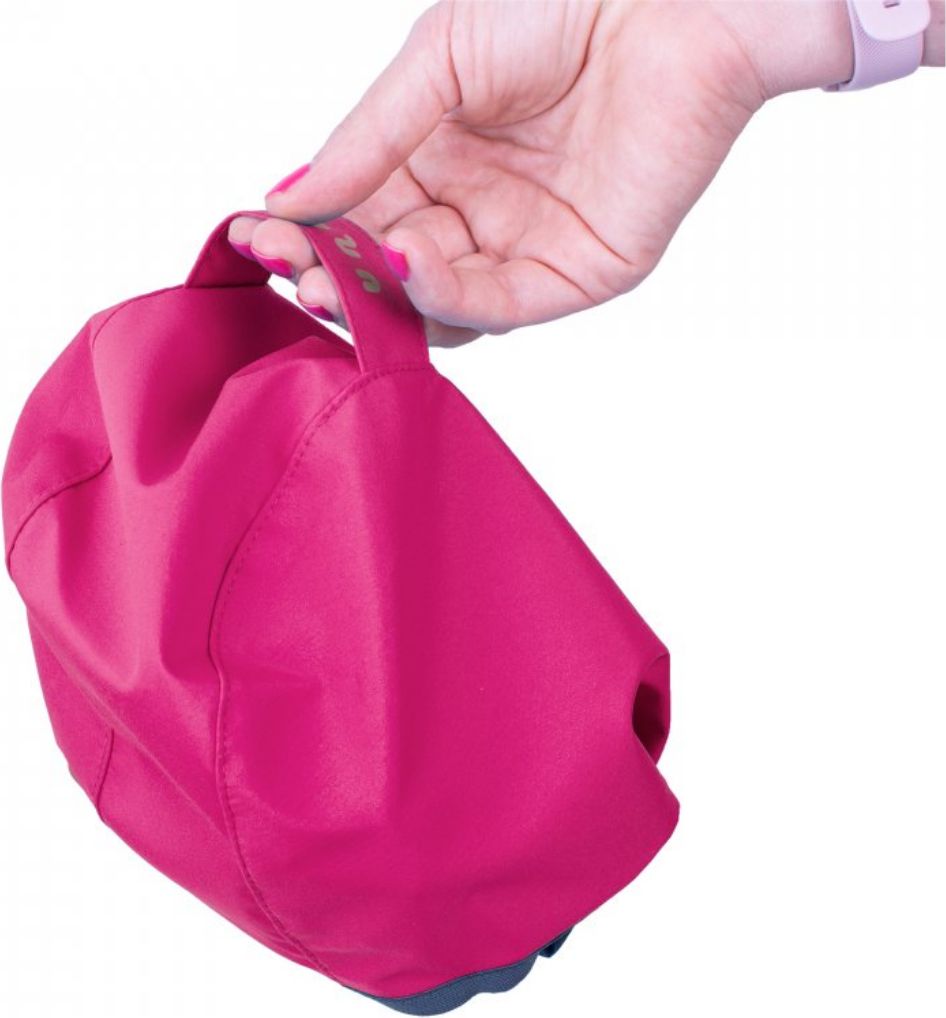 UNUO Dětská softshellová bunda s fleecem, Fuchsiová, Květinky Velikost: 98 - 104 - obrázek 7
